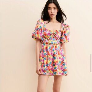 For Love And Lemons Multicolor Floral Dress